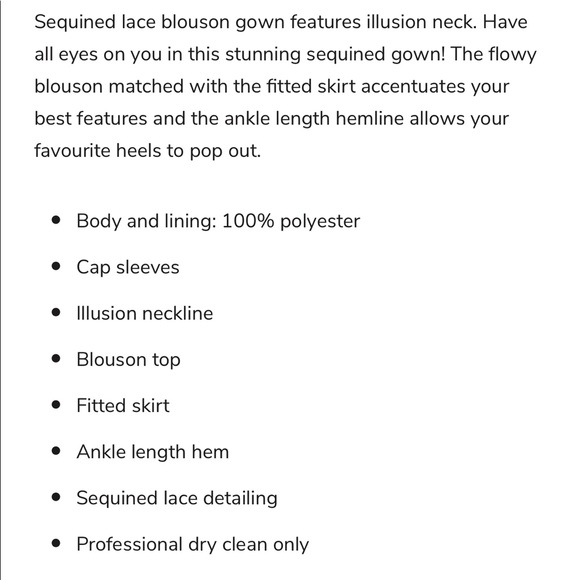 Blouson navy gown - Picture 2 of 10